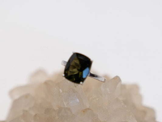 Crystalline Moldavite Money Magnet