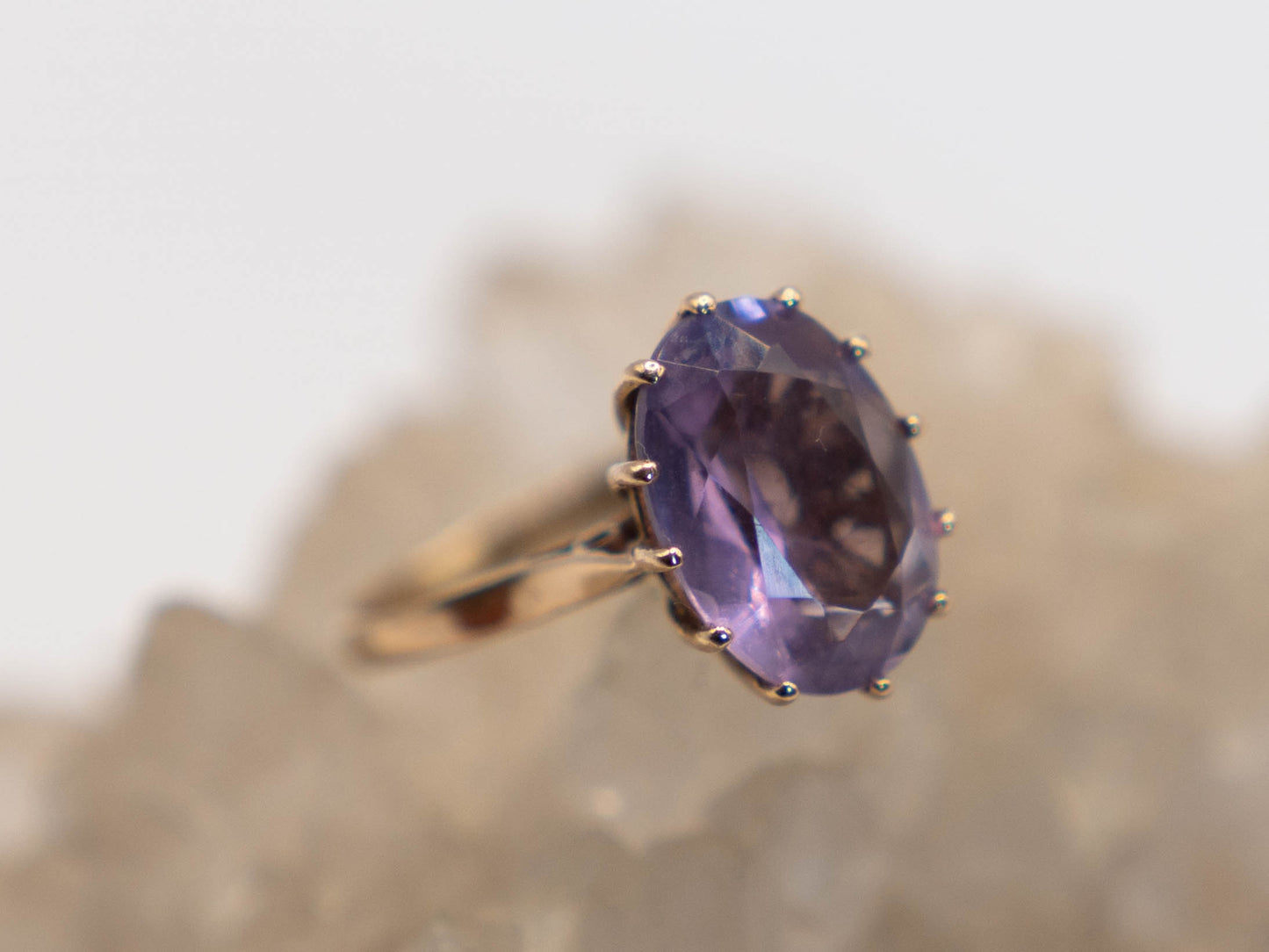 Crystalline Amethyst Money Magnet