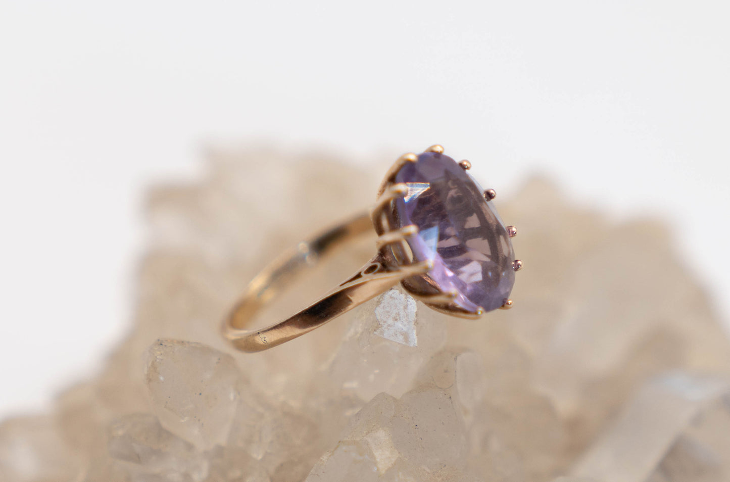 Crystalline Amethyst Money Magnet